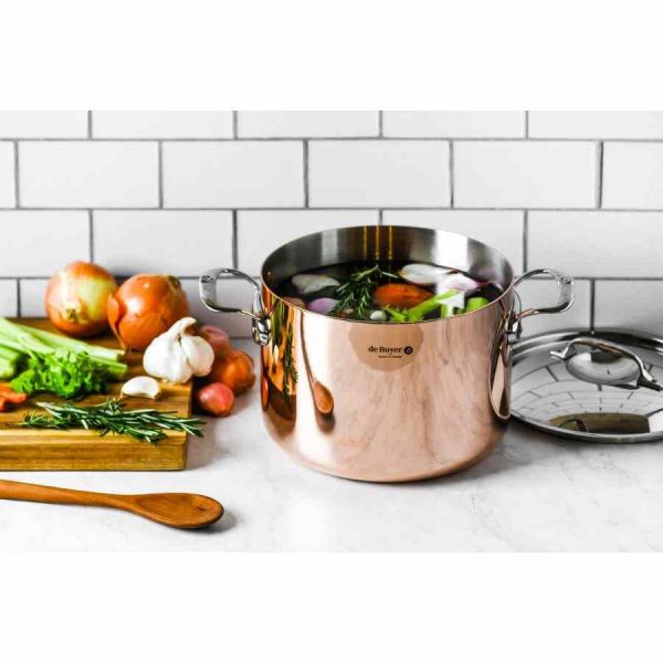 Panela de Cobre de Buyer Prima Matera High 7,5 l - Utensílio de Culinária Top de Gama em Portugal, Diâmetro de 24 cm. Aproveite já!
