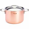 Panela de Cobre de Alta Qualidade de 7,5 litros da de Buyer Prima Matera - 24 cm