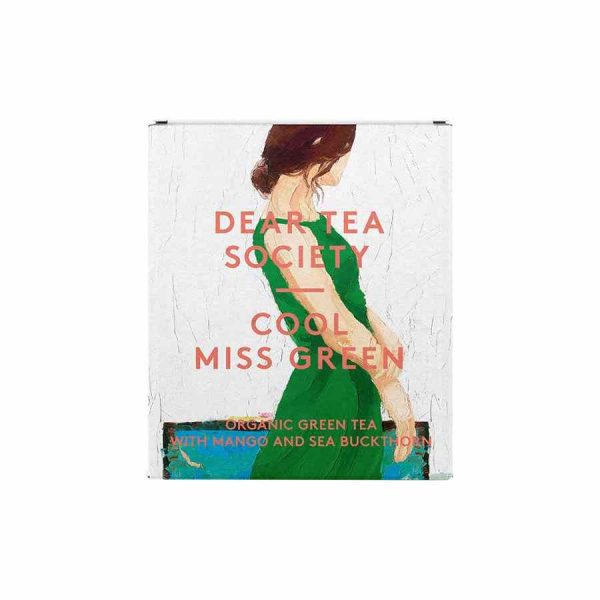 Chá Verde Orgânico Dear Tea Society Cool Miss Green 80 g - Desfrute da frescura única do chá verde orgânico! Ideal para um momento relaxante.