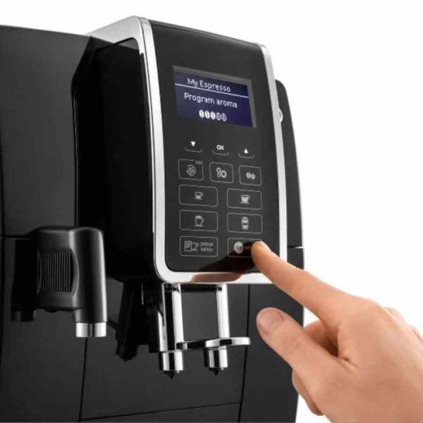 Cafeteira DeLonghi ECAM350.55.B Dinamica automática em preto - O café perfeito sempre à mão! Ideal para os amantes de café exigentes.