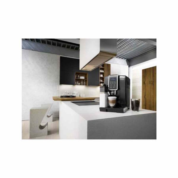 Máquina de café DeLonghi ECAM350.55.B Dinamica em preto - Desfrute do café perfeito com esta máquina de café automática premium. Ideal para casa!