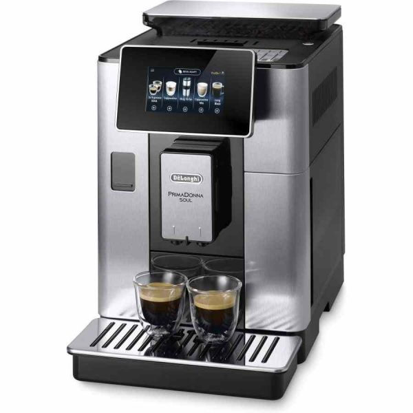 Máquina de café DeLonghi ECAM610.75.MB PrimaDonna Soul: café perfeito com estilo. Compre já a sua online!