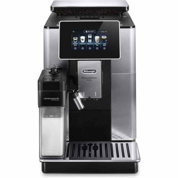 Máquina de café automática DeLonghi ECAM610.75.MB PrimaDonna Soul para um café perfeito todas as manhãs. Compre já!