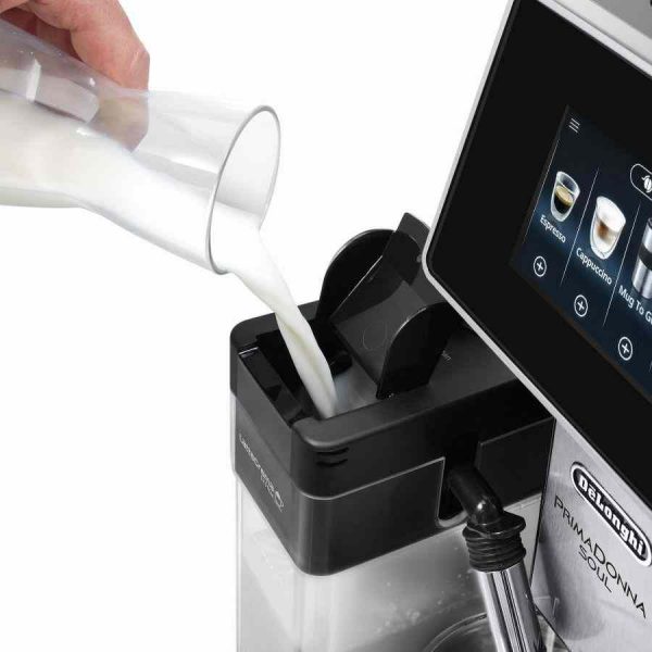 Máquina de café automática DeLonghi ECAM610.75.MB PrimaDonna Soul - Aprecie o café perfeito com esta máquina sofisticada e elegante. Ideal para momentos especiais. Compre já!