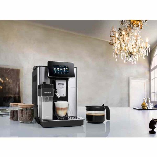 Máquina de café automática DeLonghi ECAM610.75.MB PrimaDonna Soul - Desfrute do melhor café com esta máquina de café premium!