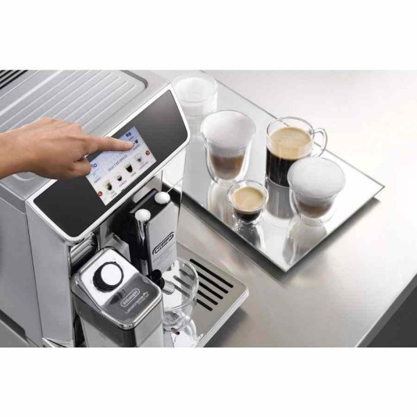 Máquina de café automática DeLonghi ECAM650.85.MS PrimaDonna Elite Experience - Desfrute do café perfeito em casa com esta máquina premium. Ideal para amantes de café exigentes.