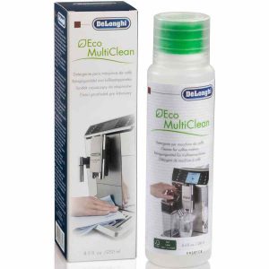 Líquido de limpeza DeLonghi Eco Multi Clean para espumadores de leite, 250 ml - Limpeza eficaz para o seu equipamento de café. Compre online!