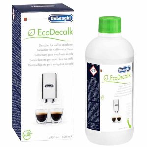 Descalcificante DeLonghi Ecodecalk para uma manutenção impecável da sua máquina de café. Elimine os depósitos de calcário. Compre já!