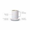 Caneca de Café Aquecida Ember Mug² 295 ml - Desfrute do seu café quente por mais tempo com esta elegante caneca aquecida. Ideal para caféiros exigentes.