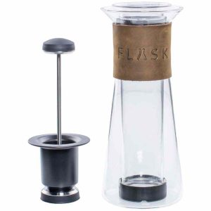 Francesa de luxo ethoz® FLASK, 500 ml, ideal para café fresco em casa. Compre agora e desfrute de qualidade excecional!