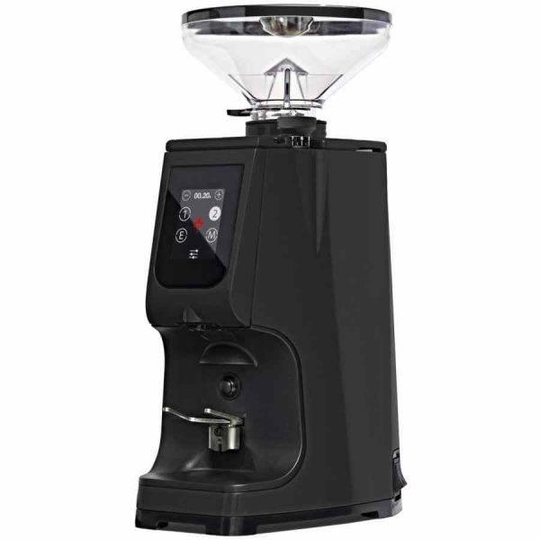Moedor de café expresso Eureka Atom Touch 65, preto - Triture os grãos com perfeição e potência máxima. Ideal para um café fresco e aromático.