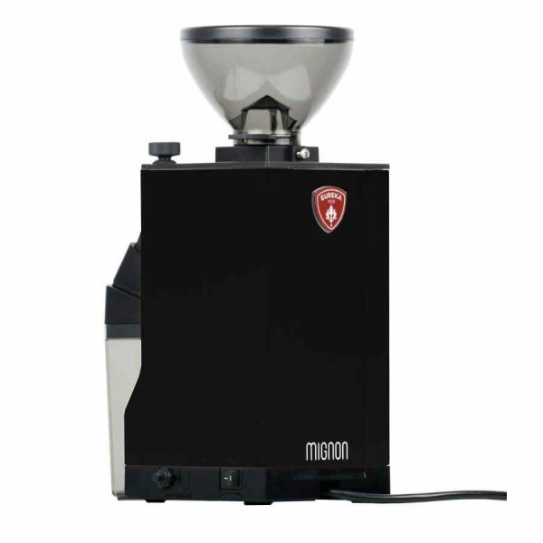 Moedor de café Eureka Mignon Filter 15BL, elegante em preto fosco, ideal para os amantes de café exigentes. Compre já online!