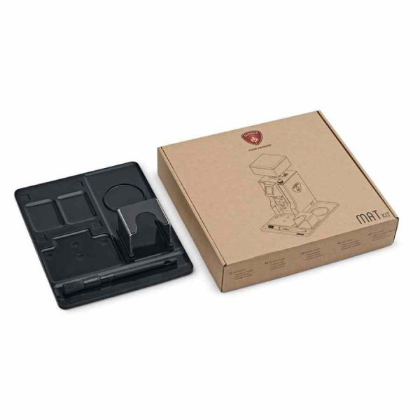 Conjunto de tapete Eureka Mignon com estação de adulteração - A solução ideal para os amantes de café em casa. Transforme a sua rotina com este kit exclusivo.