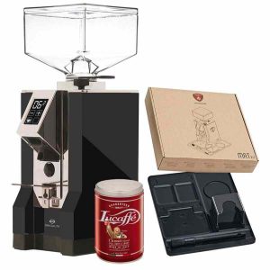 Moinho Eureka Mignon Specialità 16CR + Kit Estação Mat & Tamper Eureka + Café Lucaffé Classic 250 g Grãos - Qualidade Premium para Café online.