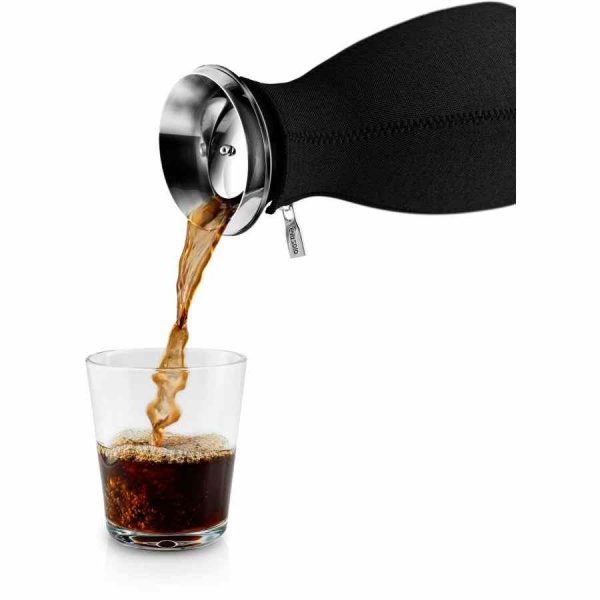 Cafeteira Eva Solo Cafe Solo 1,0 l com elegante tecido preto para café fresco em casa. Aproveite o seu café de alta qualidade!