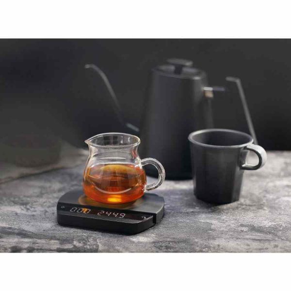 Balança de café expresso Felicita Arc para medições precisas de café fresco. Ideal para entusiastas do café em casa. Compre já!