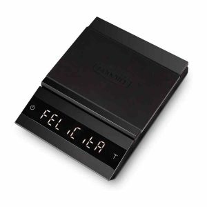Balança de café por gotejamento paralelo Felicita - Precisão para um café perfeito. Ideal para entusiastas de café. Compre já!