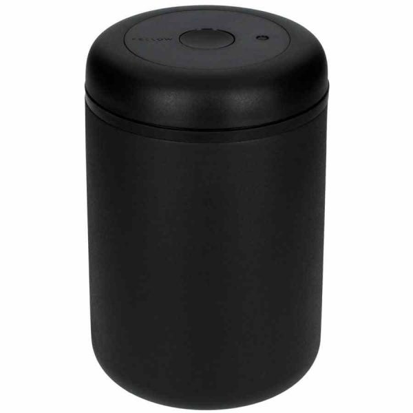 Recipient of Grãos de Café Fellow Atmos Vacuum Canister em Aço Preto Fosco, Mantém Frescura, Armazena com Estilo,  Compre Agora!