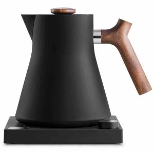 Chaleira Elétrica Fellow Corvo EKG 0,9 l, Design Premium, Controlo de Temperatura Variável, Aço Inoxidável, Ideal para Chá e Café.
