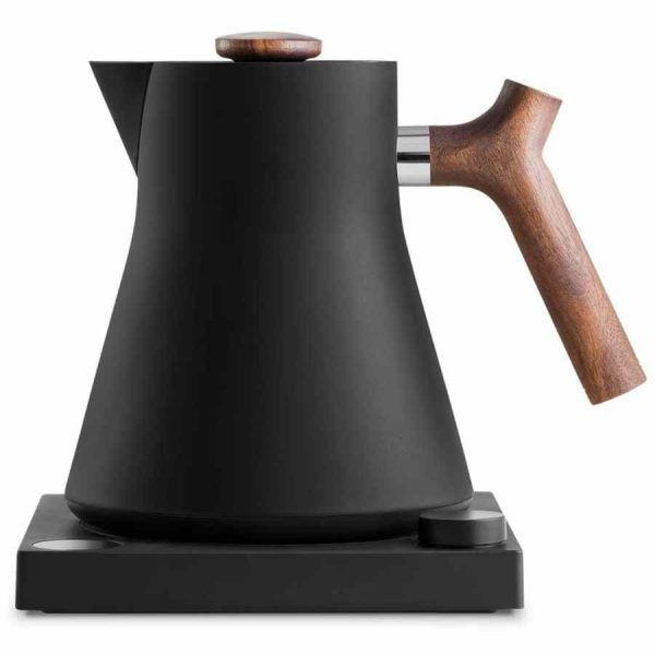 Chaleira Elétrica Fellow Corvo EKG 0,9 l, Design Premium, Controlo de Temperatura Variável, Aço Inoxidável, Ideal para Chá e Café.