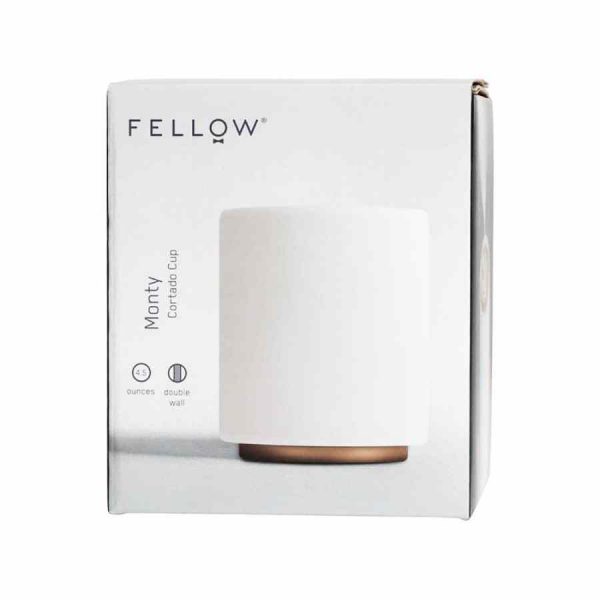 Caneca Fellow Monty Milk Art 130 ml (4,5 onças) - Elegância e qualidade numa caneca ideal para cappuccinos e latte art. Perfeita para presentear!