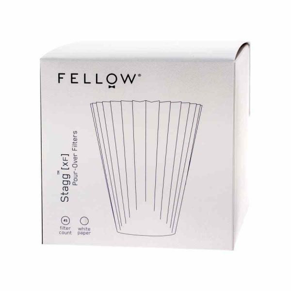 Filtros de papel Fellow Stagg Pour-Over [XF], pack de 45 - Extraí o melhor sabor. Compatível com o gotejador Stagg. Ideal para café gourmet.