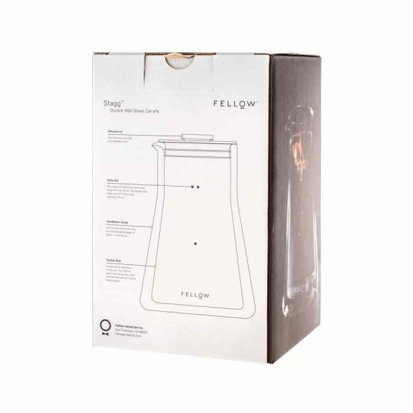 Jarra de Parede Dupla Fellow Stagg 600 ml - Design elegante para café perfeito. Mantém a temperatura ideal. Compre já!