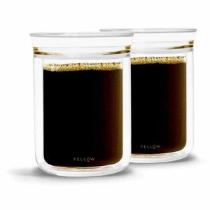 Conjunto de 2 copos de degustação Fellow Stagg 300 ml, design elegante para apreciar o café. Perfeito para apreciadores exigentes.