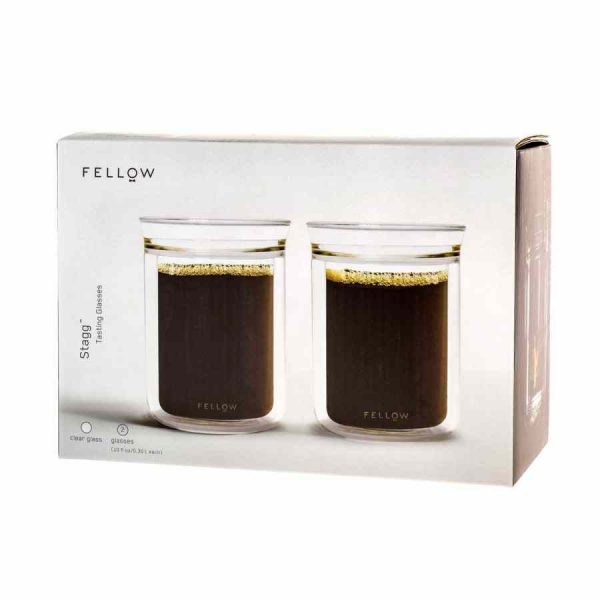 Conjunto de 2 copos de degustação Fellow Stagg 300 ml, elegância e qualidade para apreciar o seu café. Compre online agora!