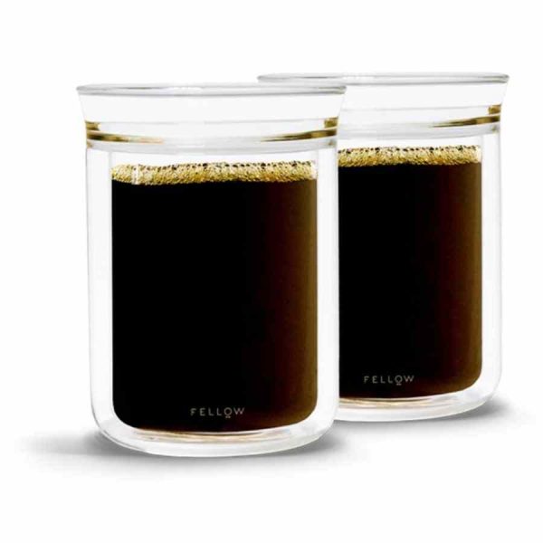 Conjunto de 2 copos de degustação Fellow Stagg 300 ml, design elegante para apreciar o café. Perfeito para apreciadores exigentes.
