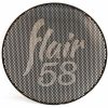 Tela de disco gravada Flair 58: decoração vintage e sofisticada para o teu espaço. Adiciona charme com esta peça única!
