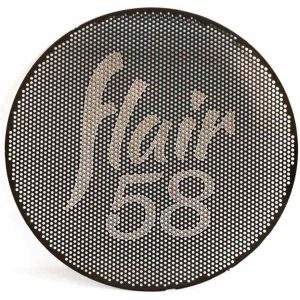 Tela de disco gravada Flair 58: decoração vintage e sofisticada para o teu espaço. Adiciona charme com esta peça única!