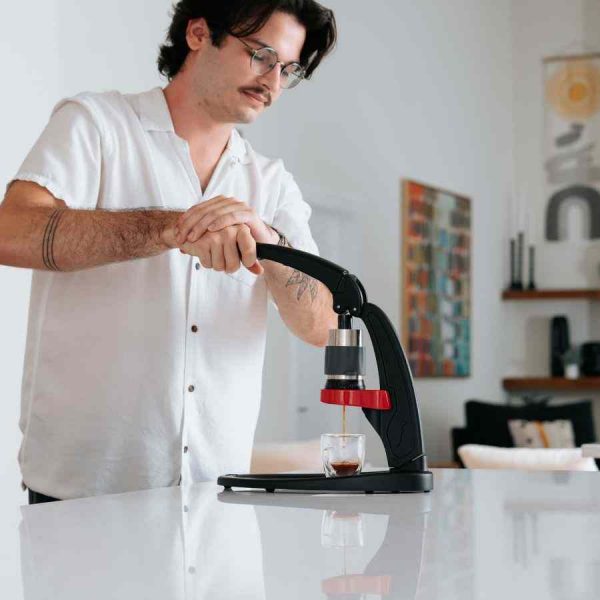 Espresso manual clássico Flair - Prepare café delicioso em casa. Com design elegante e qualidade superior. Impressione-se!