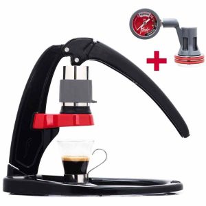 Máquina de café expresso manual Flair Classic + kit de manômetro - Desfrute de café perfeito em casa com este conjunto premium. Compre online agora!