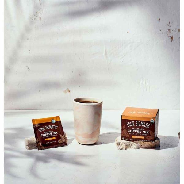 Café Instantâneo Sigmatic com Juba de Leão e Chaga - 10 Sacos de Pó de Qualidade Premium para Compra Online. Aprecie a Experiência!