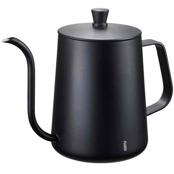 Chaleira Gefu Cinero 500 ml - Design elegante em aço inoxidável para preparar chá perfeito. Compre agora e eleve sua experiência de chá!