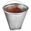 Filtro de café reutilizável em aço inoxidável Gefu Flavo, tamanho 04 para um café perfeito. Ideal para apreciadores de café.