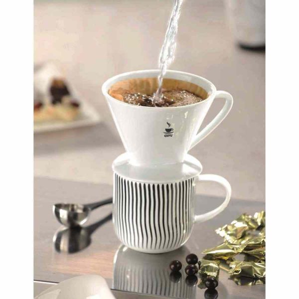 Gotejador de café Gefu Sandro, tamanho 2 - Adicione elegância à sua rotina matinal com este gotejador de café premium. Compre já online!