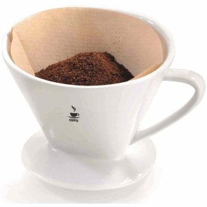 Gotejador de café Gefu Sandro tamanho 2 para preparar café aromático e delicioso em casa. Desfrute da sua bebida favorita com qualidade e praticidade!