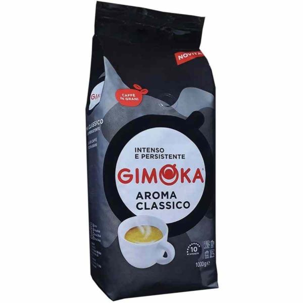 Delicie-se com o aroma clássico do café em grãos Gimoka 1 kg - Qualidade suprema para os amantes de café exigentes. Compre online já!