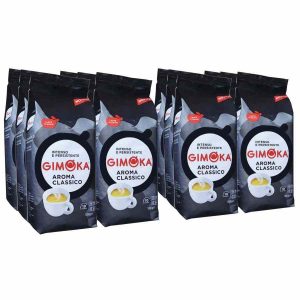 Café em Grãos Gimoka Aroma Clássico, 12 x 1 kg - Sabor e qualidade para degustar em casa ou no escritório. Aproveite esta oferta exclusiva!