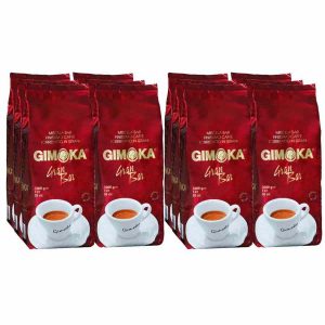 Café Gimoka Gran Bar em Grãos 12 x 1 kg - Café premium italiano de alta qualidade para os amantes de café exigentes. Compre online agora!