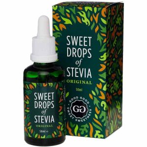 Gotas doces de adoçante Stevia Good Good, natural e de alta qualidade em embalagem de 50 ml para comprar online - Portugal.
