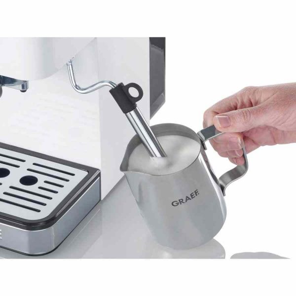 Máquina de café expresso Graef Salita com moedor de café CM201 para cafés perfeitos. Compre online e desfrute do melhor aroma!