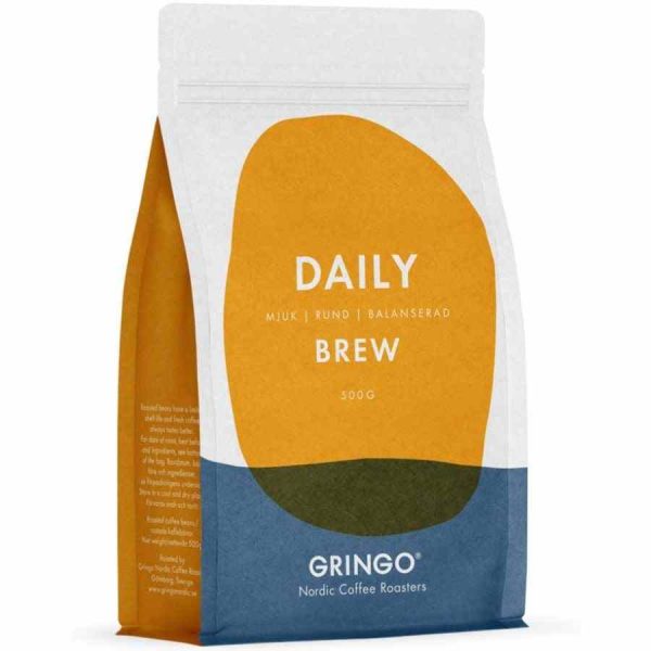 Café Gringo Nordic Daily Brew 500 g em grãos, um sabor único para os amantes de café. Aproveite a qualidade premium deste produto!