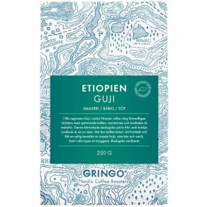 Café orgânico Gringo Nordic Ethiopian Guji em grãos 250g - Aroma intenso e sabor excepcional | Compre online agora!