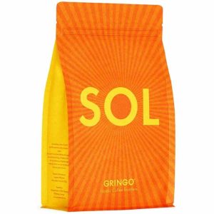 Café moído Gringo Nordic SOL 250g, sabor intenso e fresco para os amantes de café. Adquira agora o seu!