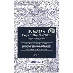 Café Gringo Nordic Sumatra Raja Toba Garden - Cafés Especiais 250g em Grãos - Delicie-se com a riqueza e aroma desta mistura exclusiva!