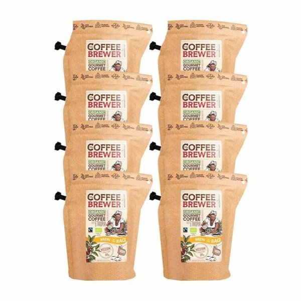 Cafeteira Grower's Cup Etiópia FTO Coffeebrewer pack com 8 - Aroma rico e profundamente satisfatório para os amantes de café. Compre agora!