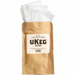 Filtros de café GrowlerWerks uKeg Nitro, conjunto de 10 filtros premium para uma experiência de café perfeita. Aproveite já!